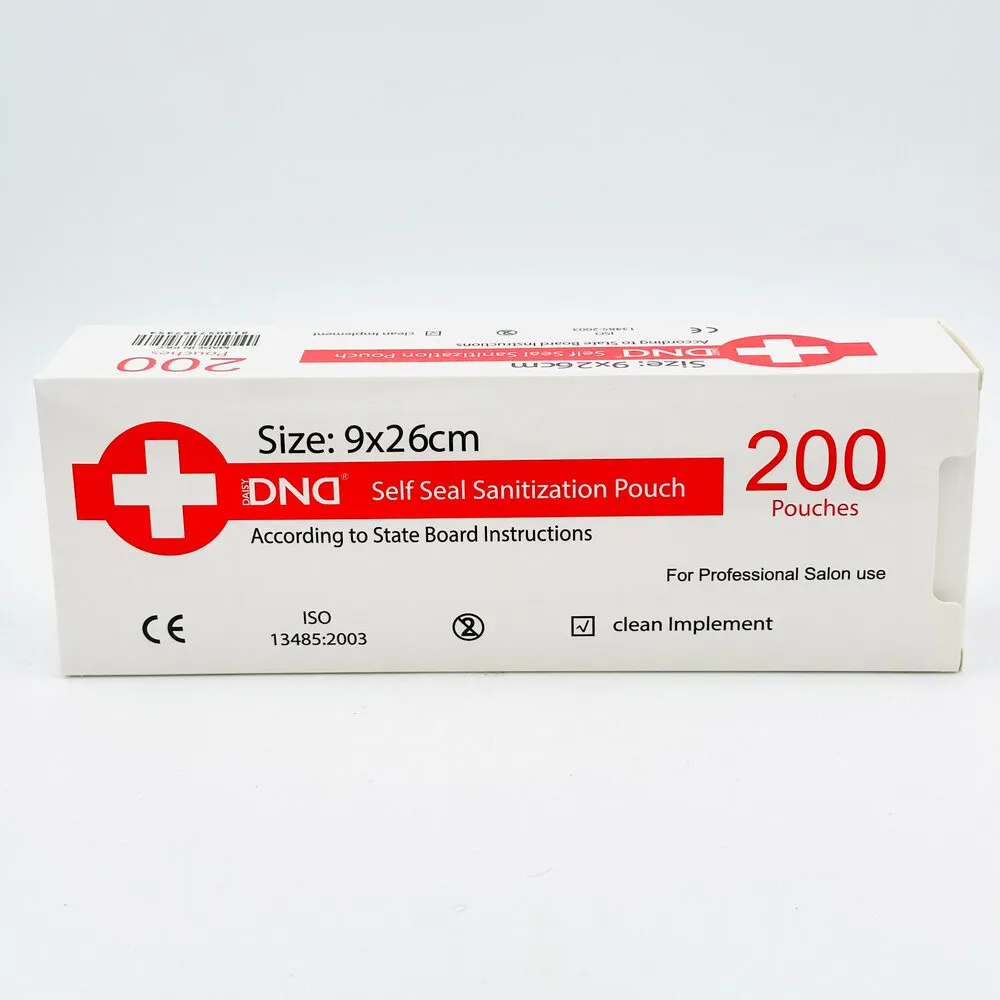DND - Self Seal Sanitization Pouch - Large 9x26cm - 200 ct