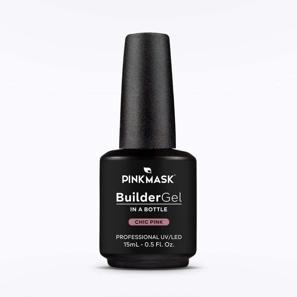 Pink Mask - Builder Gel in Bottle - Chic Pink - .5 fl oz