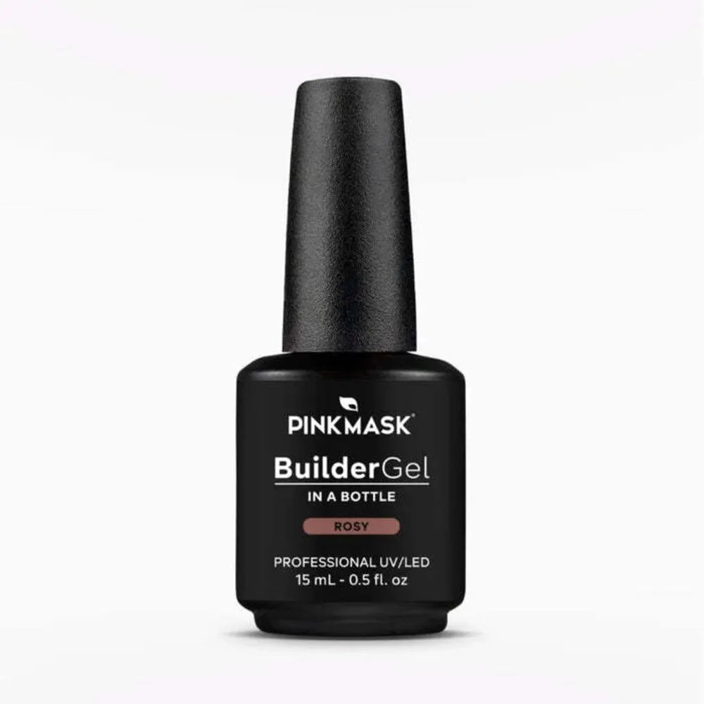 Pink Mask - Builder Gel in Bottle - Rosy - .5 fl oz