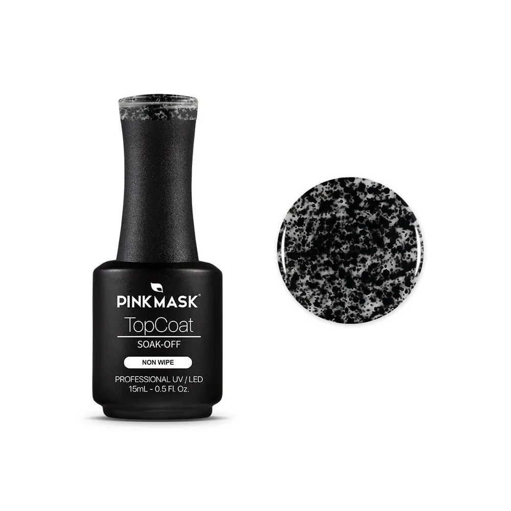Pink Mask - Gel Top Coat 019 - Matte Dots #1