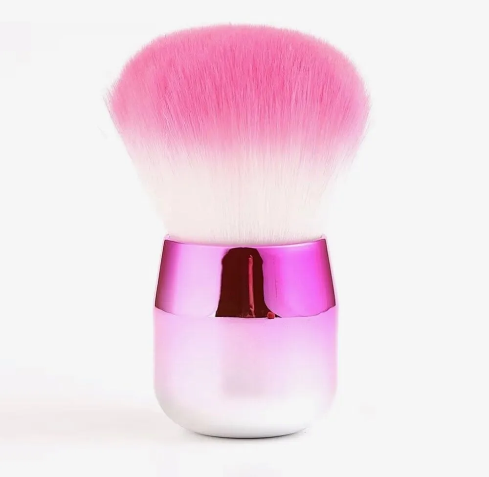 The Studio - White Pink Ombre Dust Brush - Round Head - SM