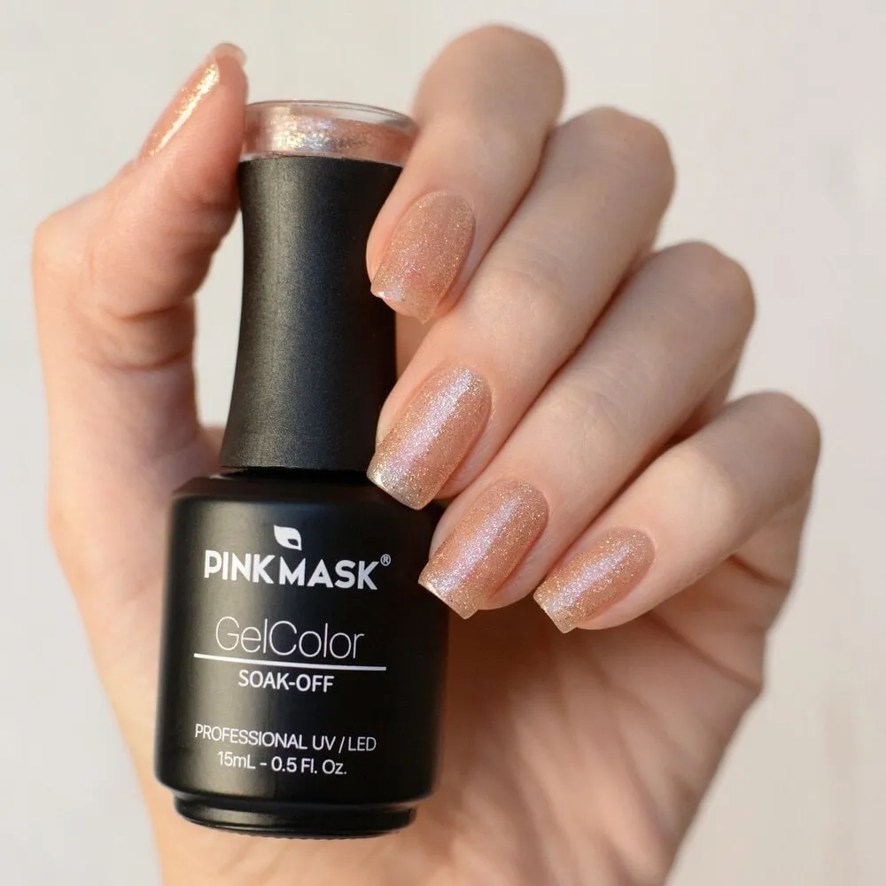 Pink Mask - Gel Polish - 110 Golden Dreams