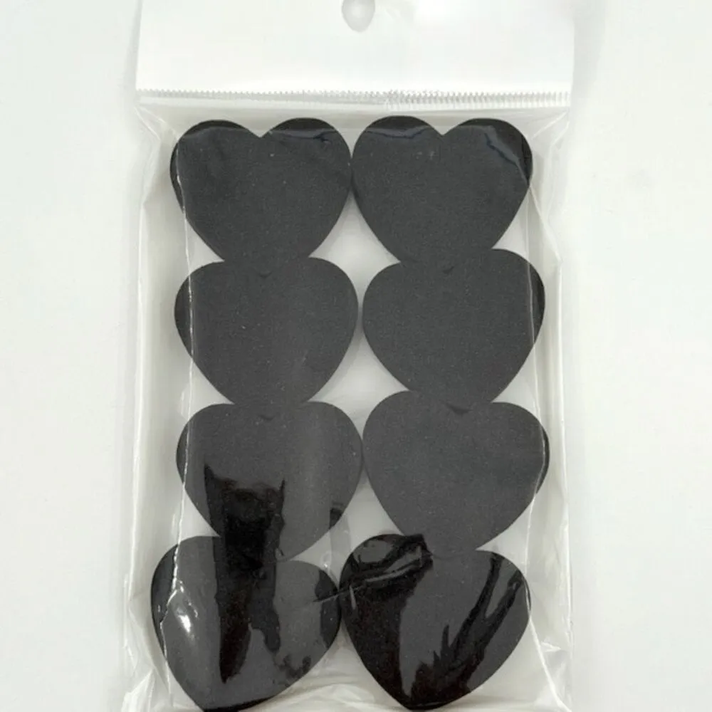 The Studio - Heart Buffers - 100/180 - Black - 8 ct