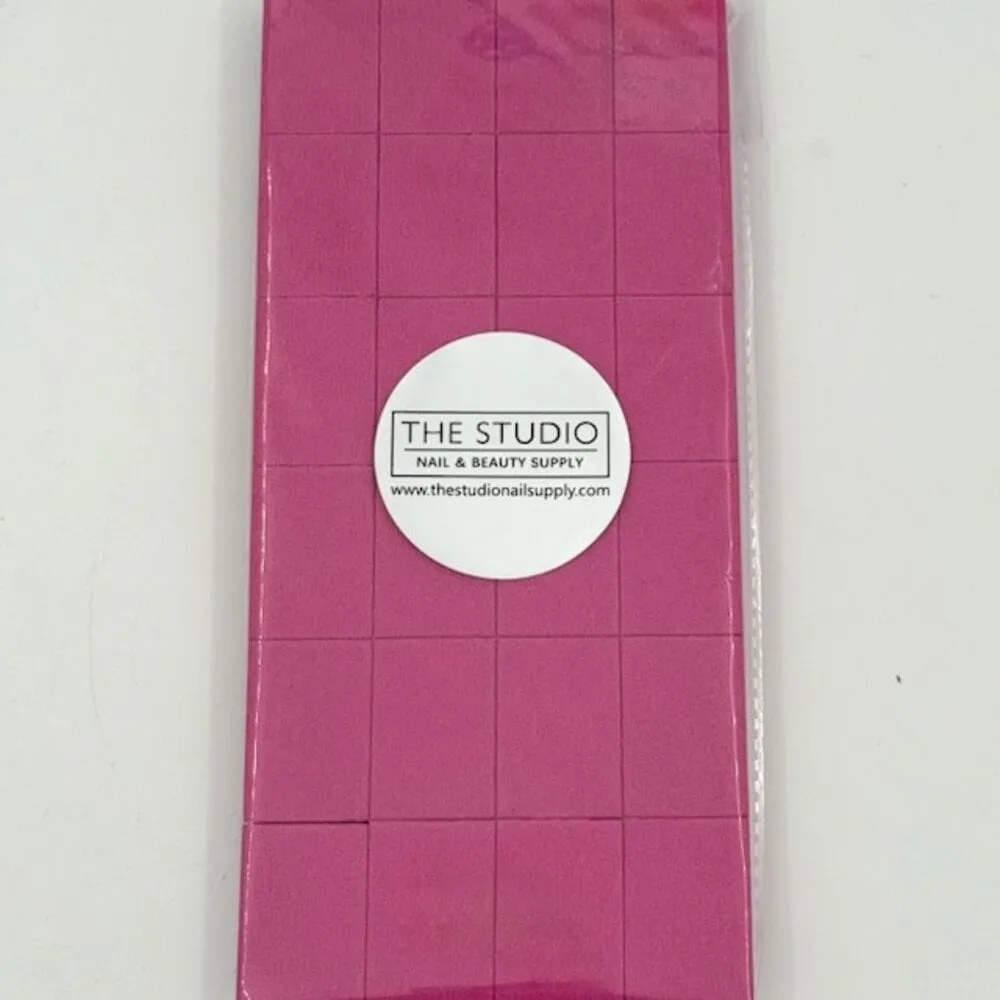 The Studio - Mini Buffers - 100/180 Grit - Pink - 24 CT