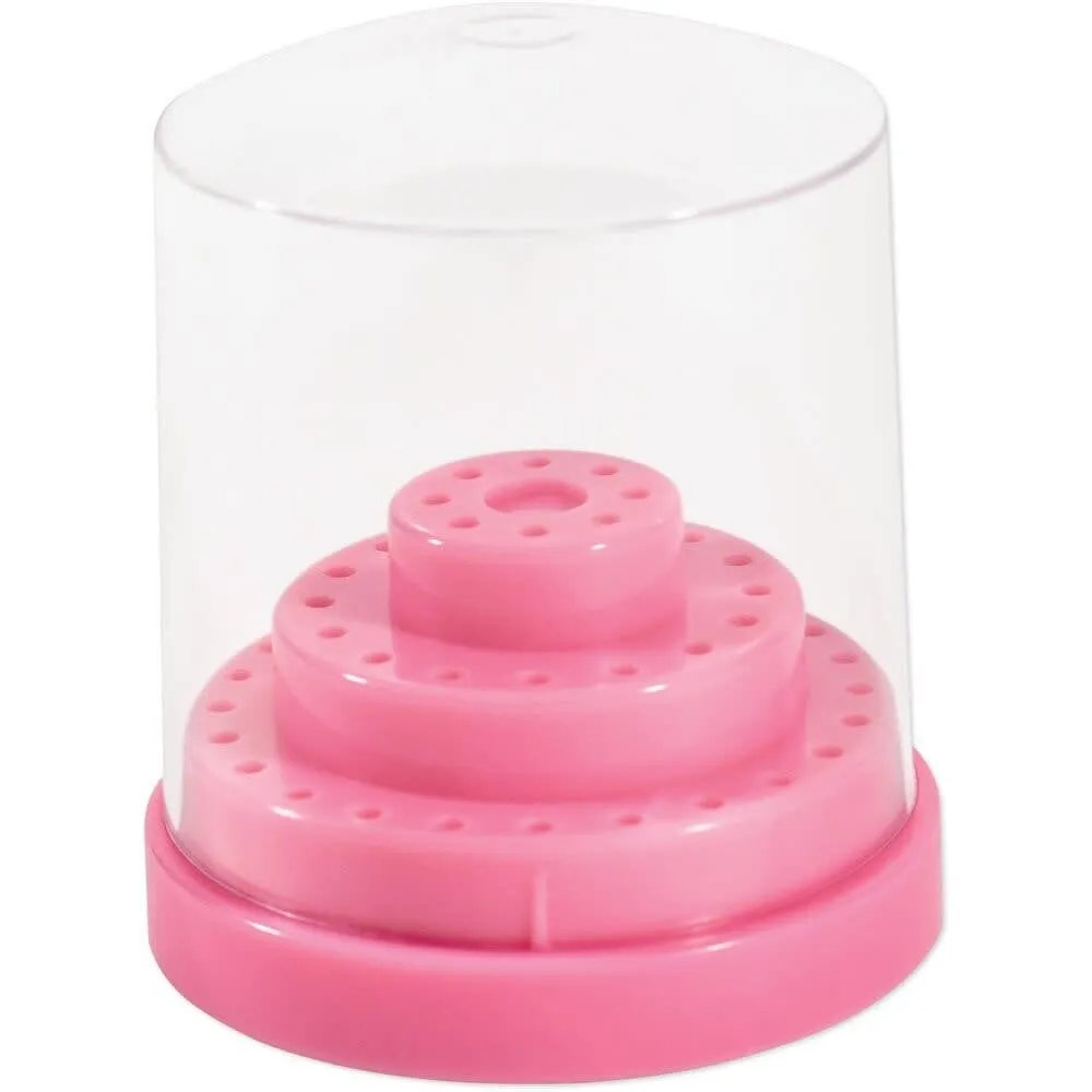 The Studio - Nail Drill Bit Holder - 48 Holes - Light Pink