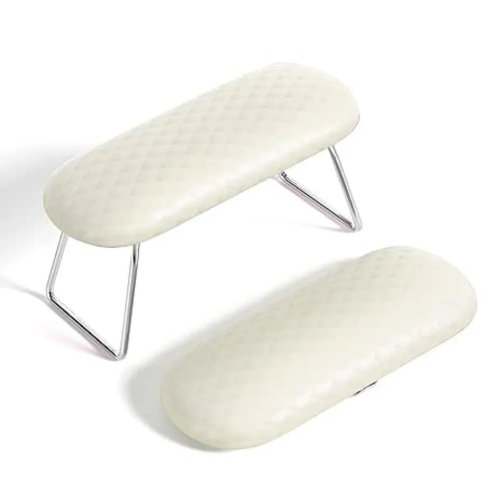 Golden - Hand Arm Rest w/ Stand - White - HI
