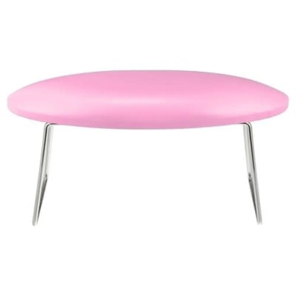 Manicure Leather Arm Rest - Oval - Pink