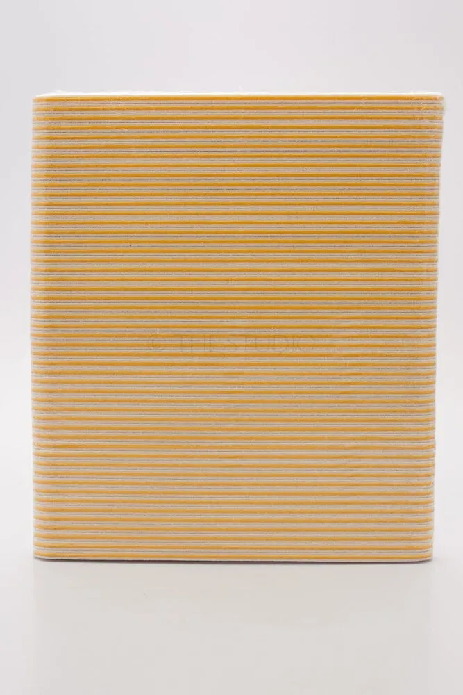 The Studio - Files - Regular - 100/100 - White/ Light Orange - 50 Count