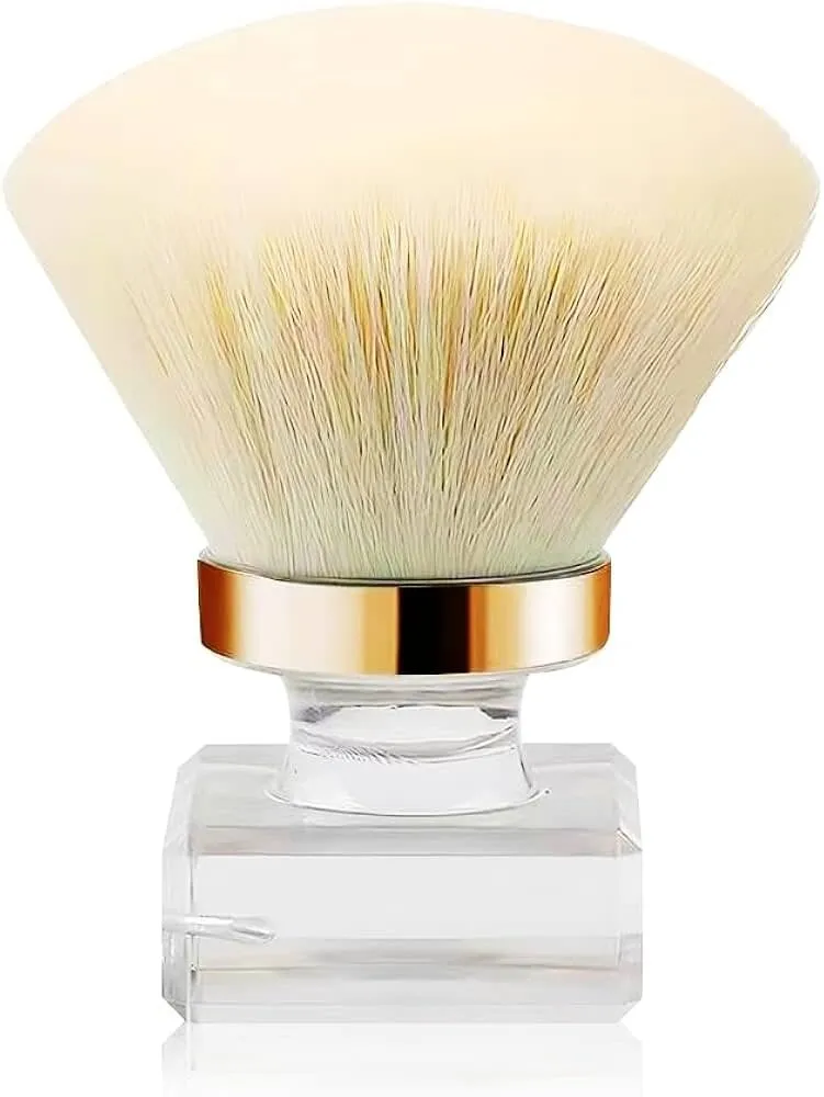 The Studio - Dust Brush w/ Square Stand - Round - Cream