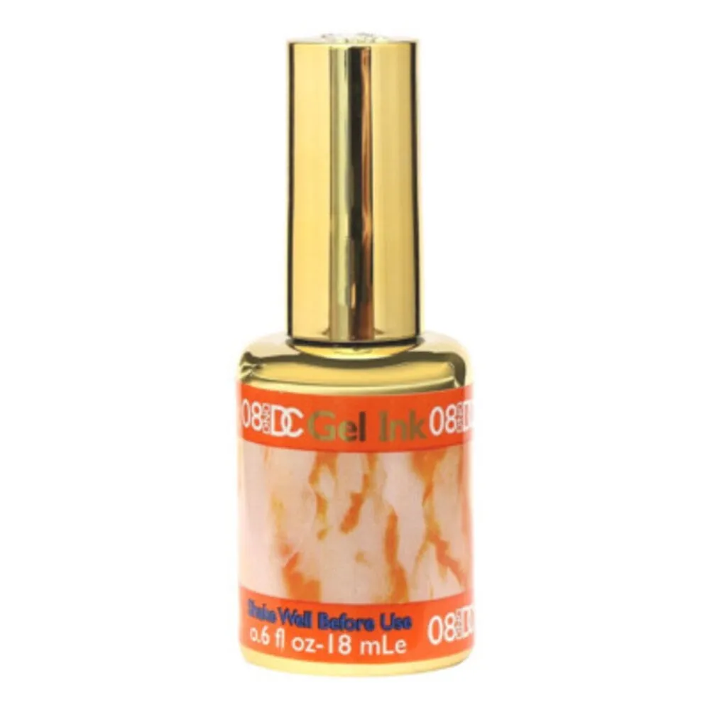 Dc - Marble Gel Ink - 08 - Orange - .6 Fl Oz