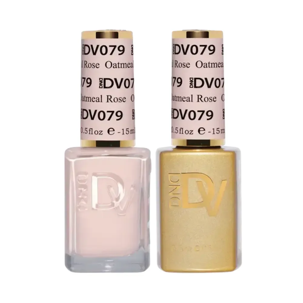 DND DIVA - 079 - Oatmeal Rose - DUO Polish