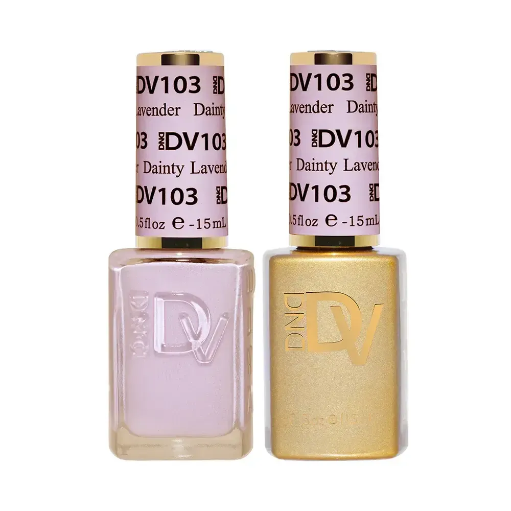 DND DIVA - 103 - Dainty Lavender - DUO Polish