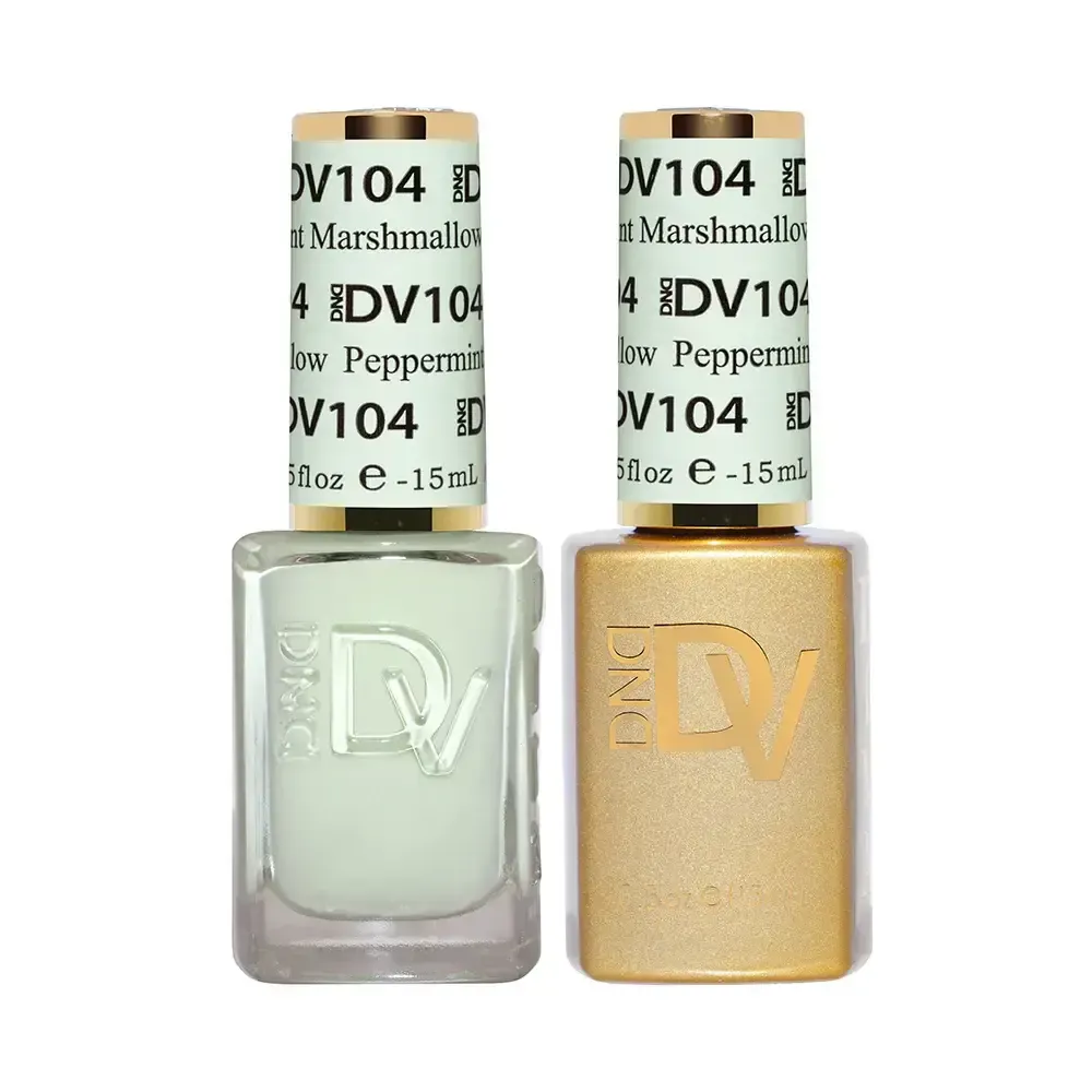 DND DIVA - 104 - Peppermint Marshmallow - DUO Polish