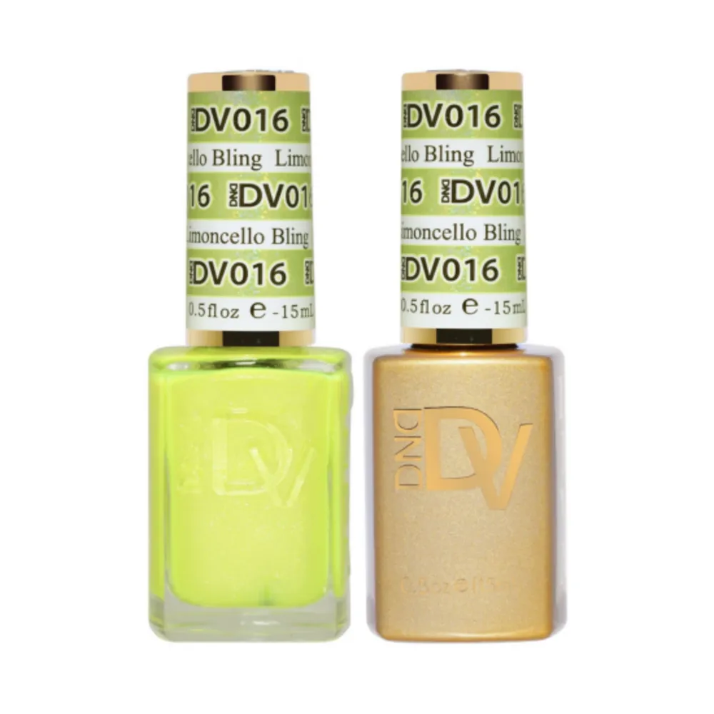 DND DIVA - 016 - Limoncello Bling - DUO Polish