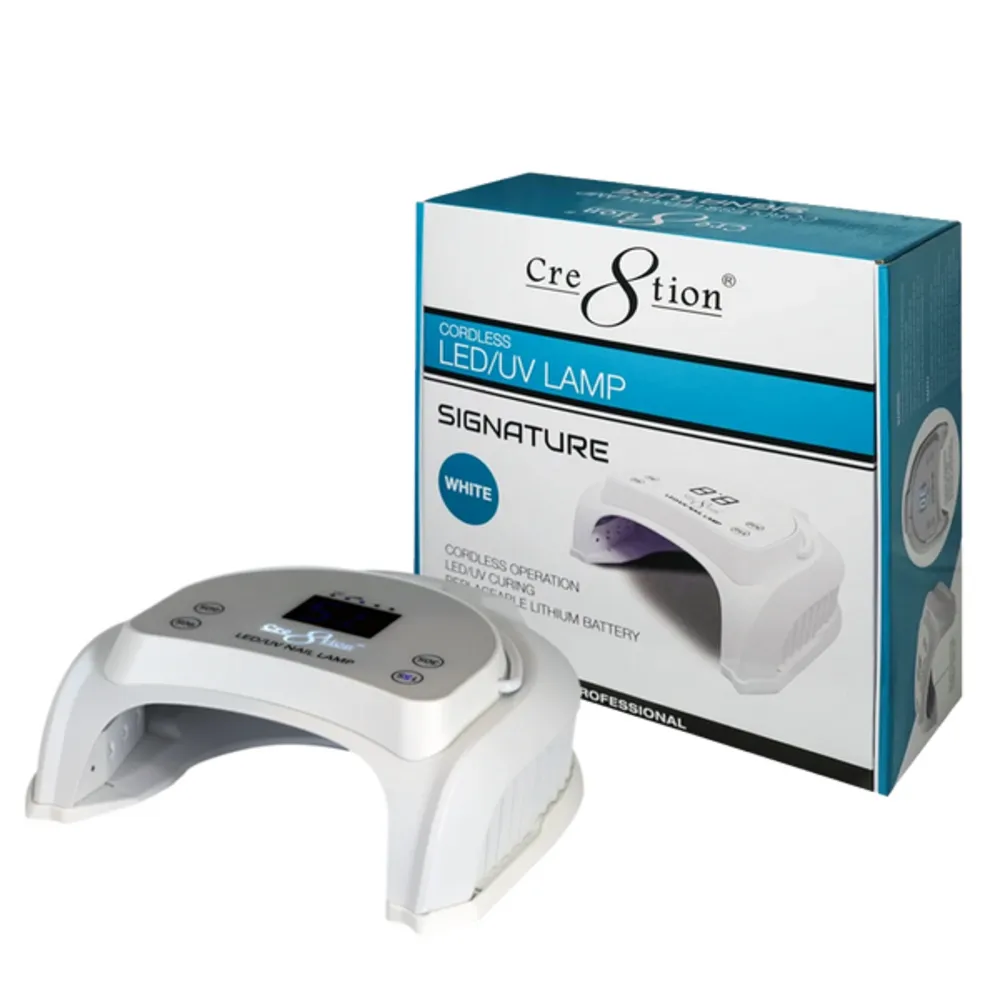 Cre8tion - Gel Lamp - LED/UV - White Cordless