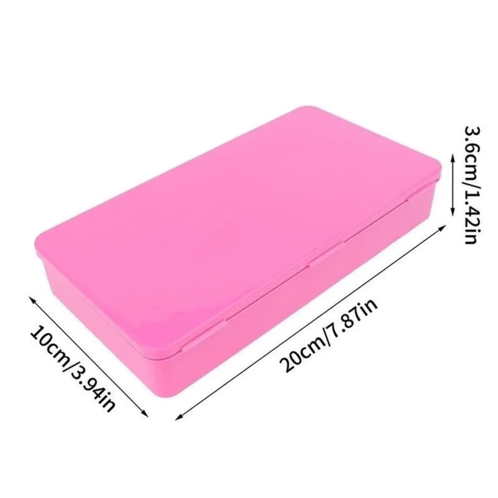 Empty Nail Tip Box - Dark Pink
