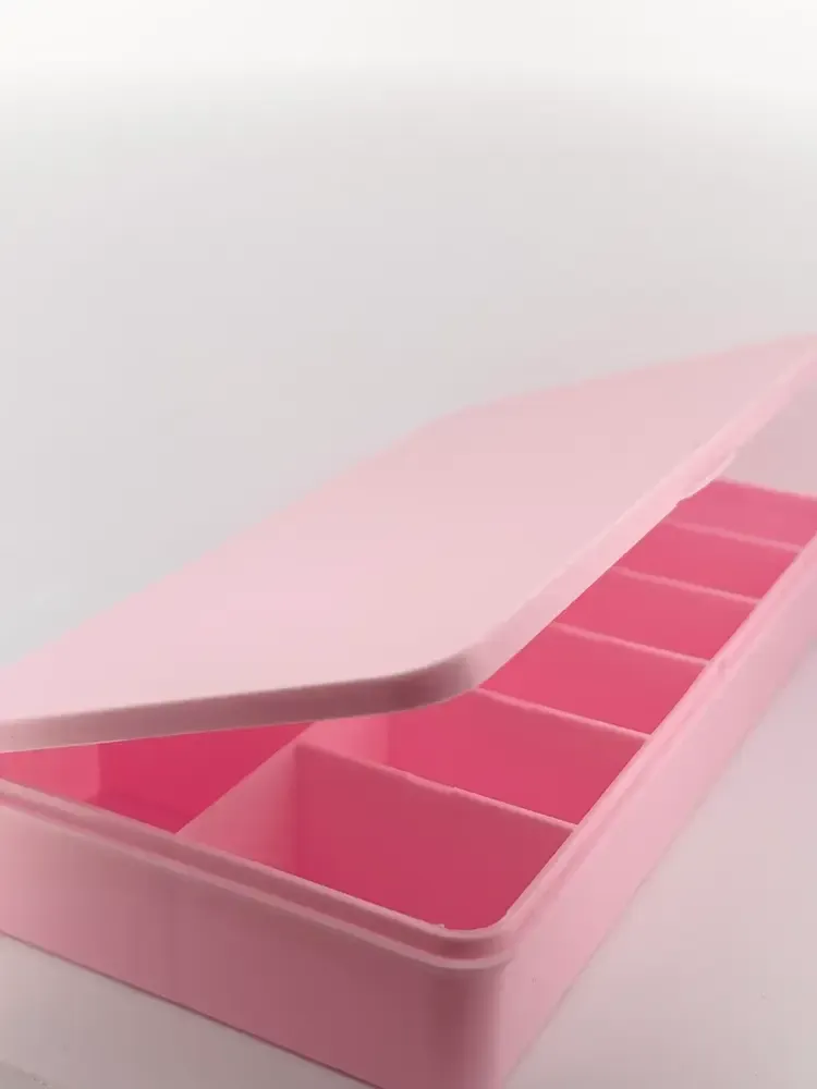 Empty Nail Tip Box - Light Pink