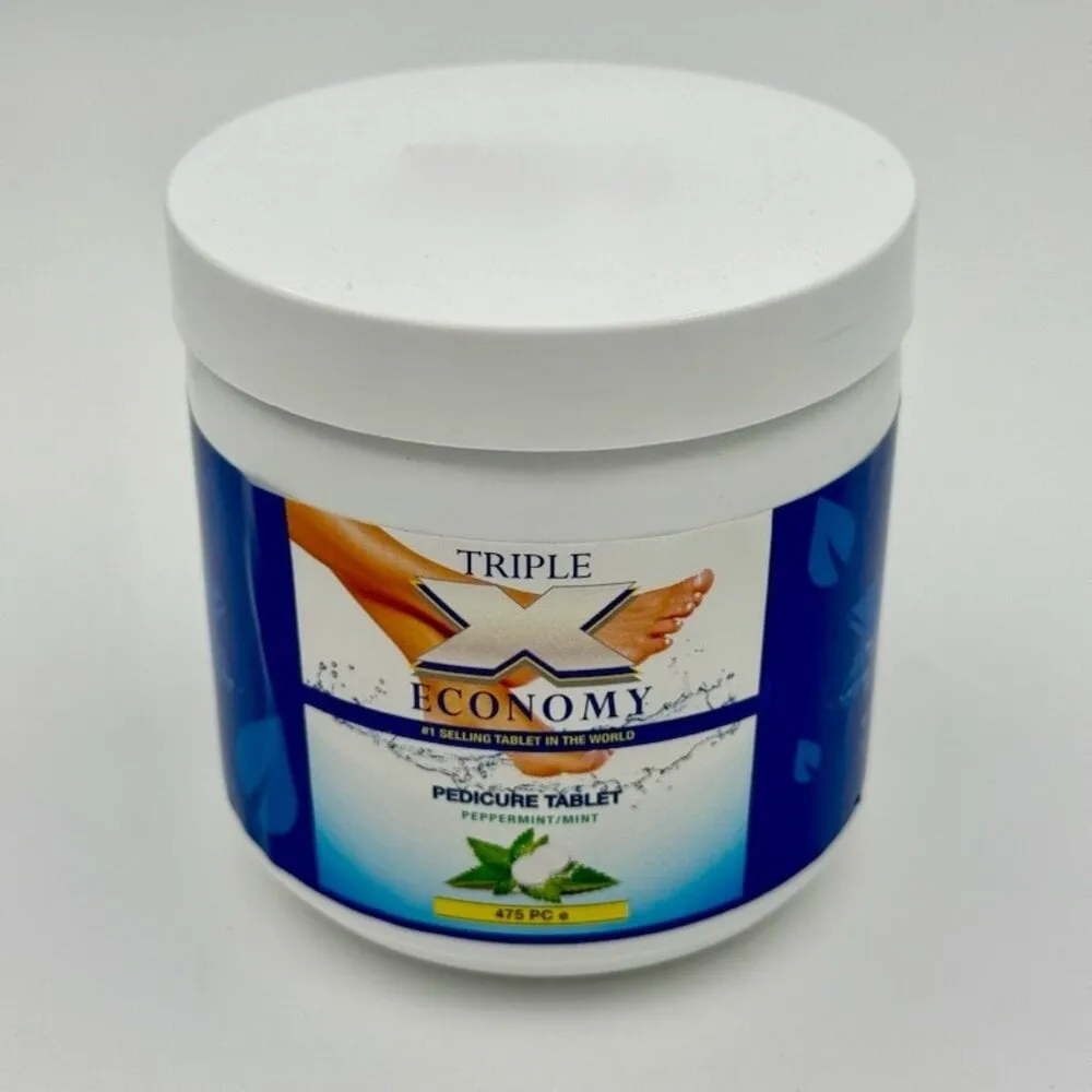Triple X Economy - Pedicure Tablets - Blue - 475 ct