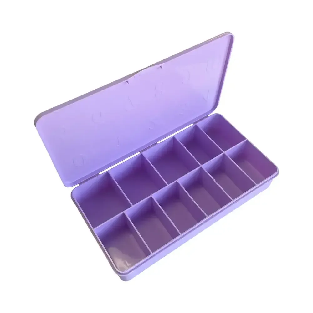 Empty Nail Tip Box - Purple