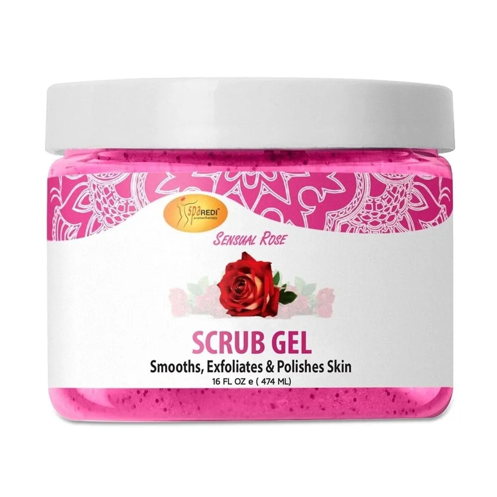 Spa Redi - Scrub Gel - 16 oz - Sensual Rose