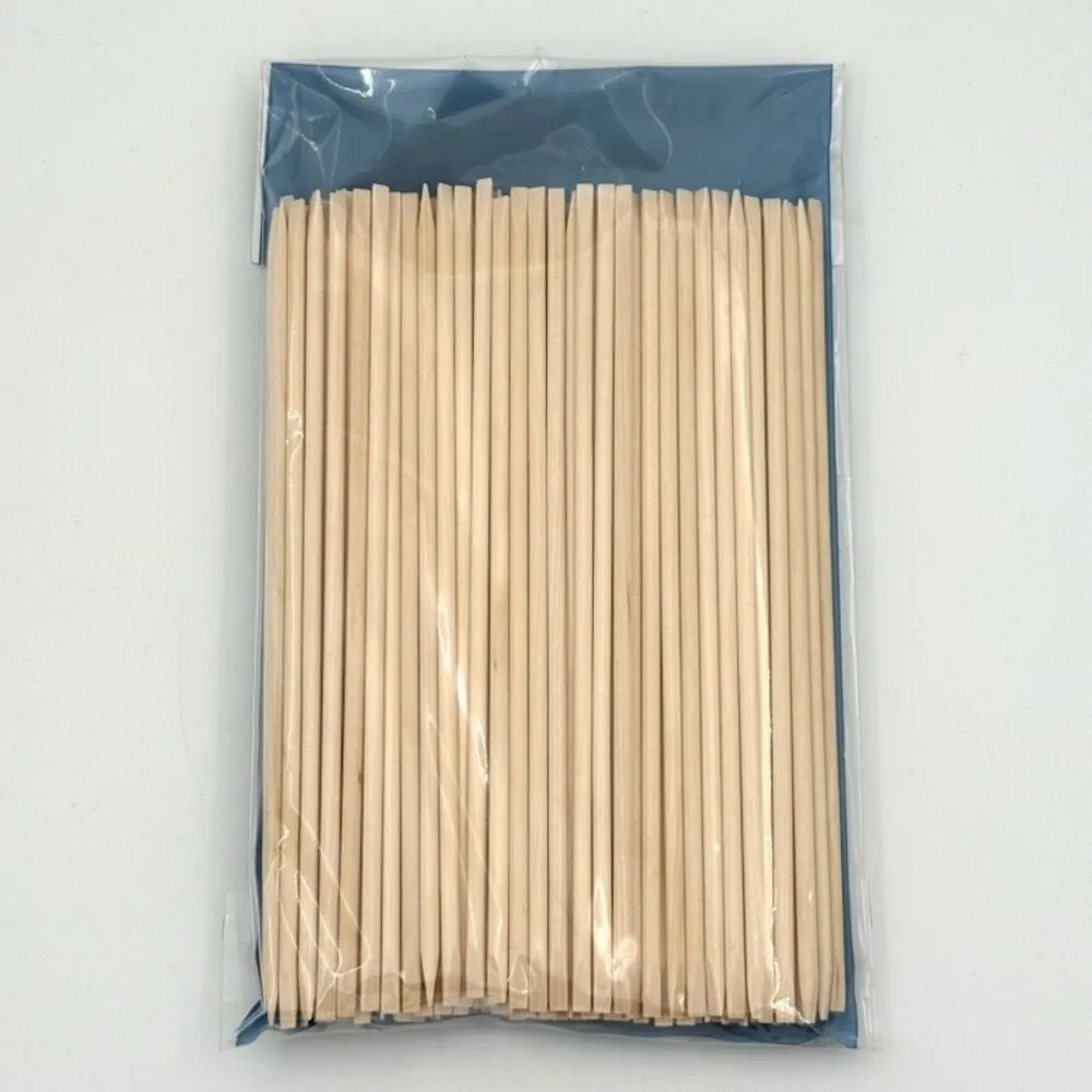 DL - Orange wood Sticks - 7" - 144 count - DL C41