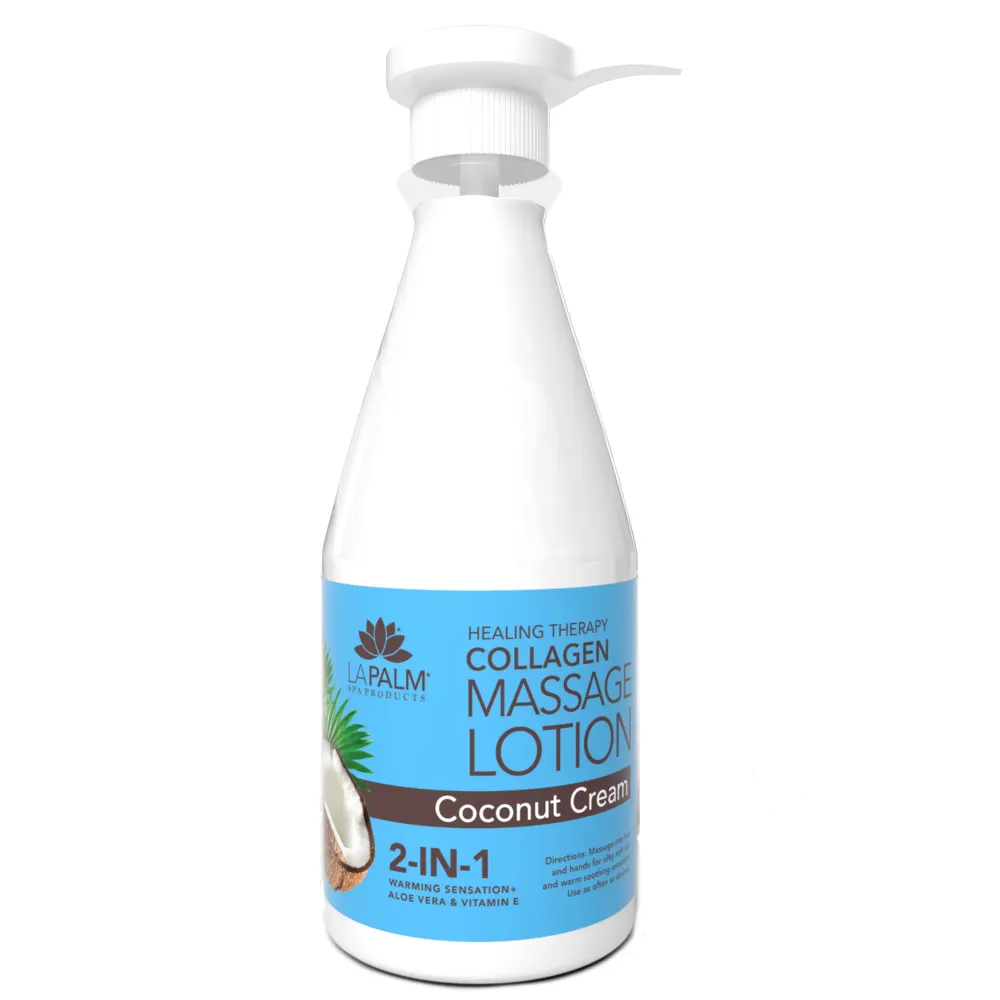La Palm - Massage Lotion - 24 oz - Coconut Cream