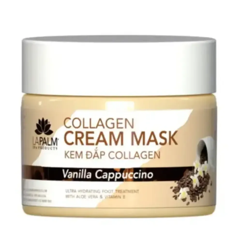 La Palm - Step 4 - Collagen Cream Mask - 12 oz - Vanilla Cappucino
