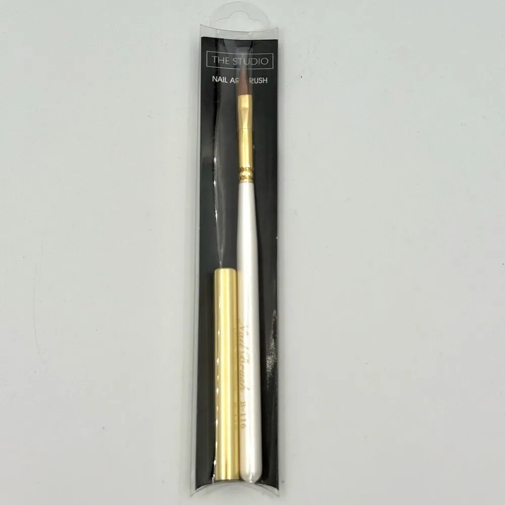 The Studio - Nail Art Brush - White/Gold - B-116