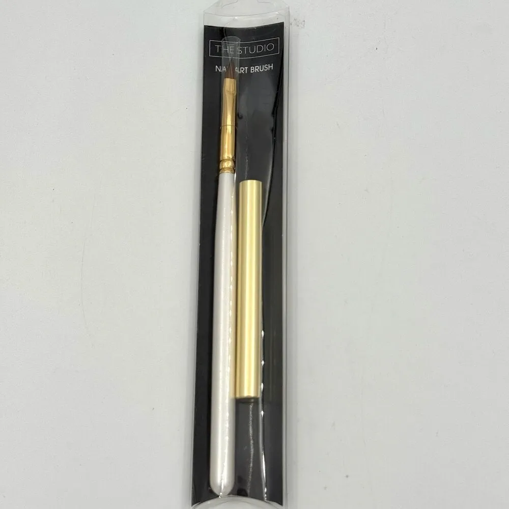 The Studio - Nail Art Brush - White/Gold - B-115