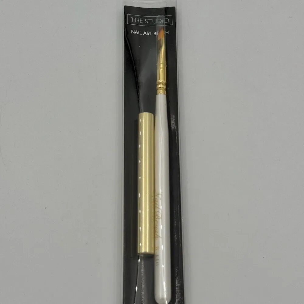 The Studio - Nail Art Brush - White/Gold - B-110