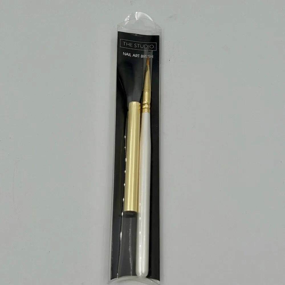The Studio - Nail Art Brush - White/Gold - B-108