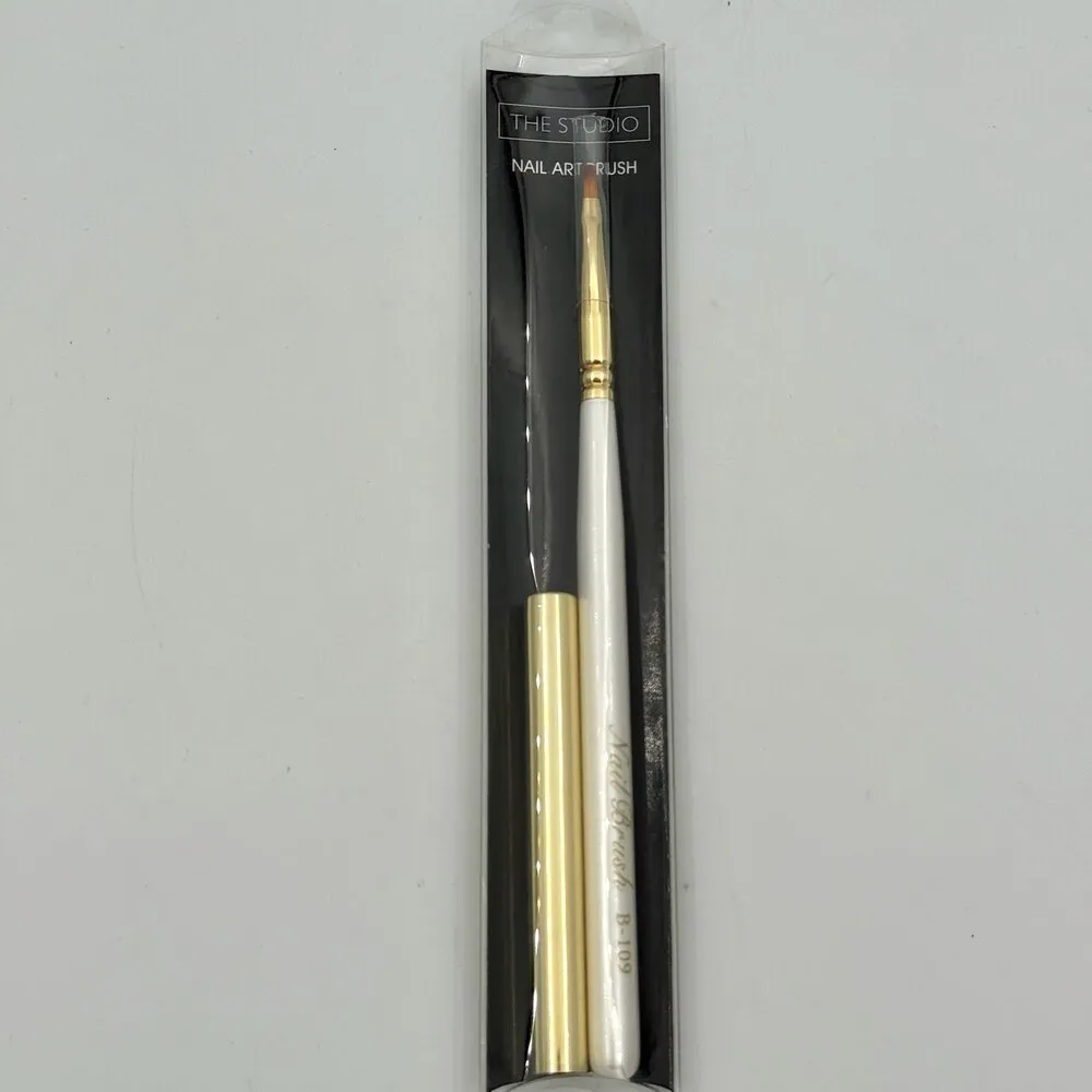 The Studio - Nail Art Brush - White/Gold - B-109