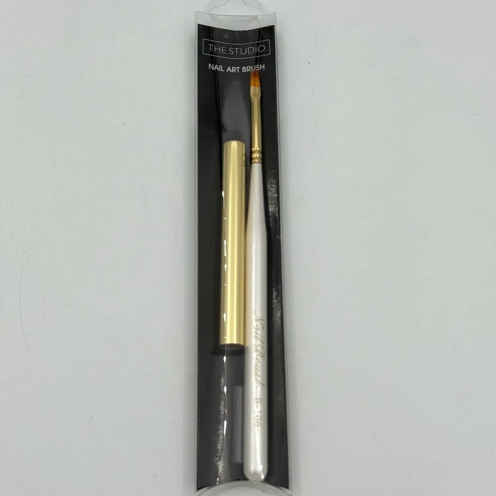 The Studio - Nail Art Brush - White/Gold - B-106