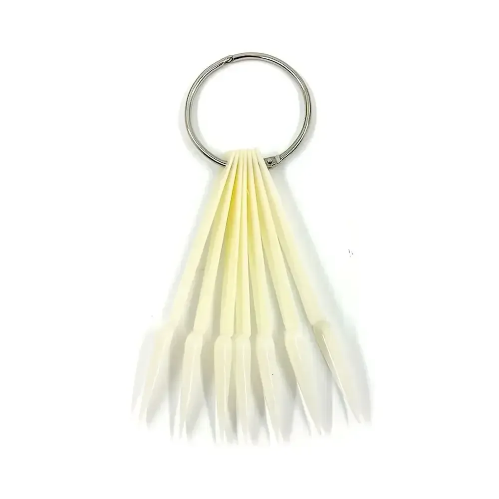 Tip Color Swatch - Individuals - Stiletto Natural - 50 count