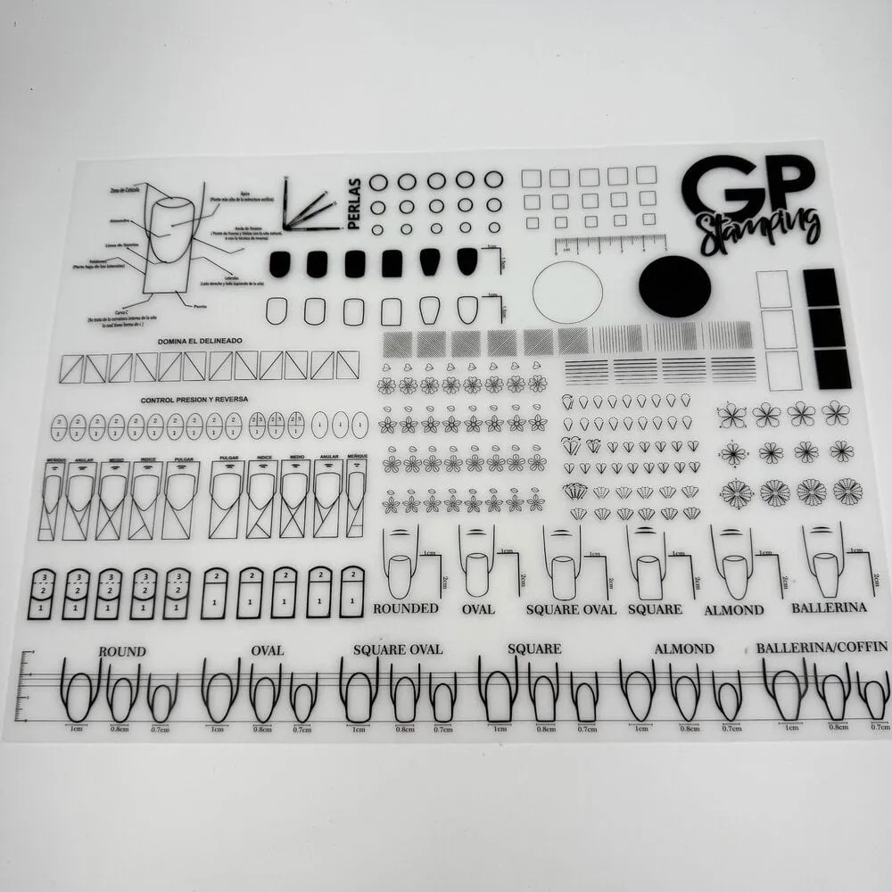 GP Stamping - Silicone Nail Training Mat
