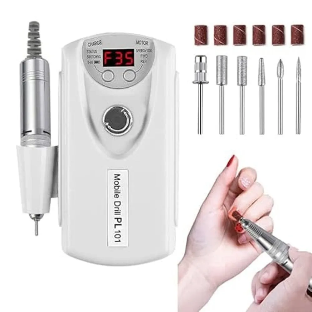 Grinding Machine Mobile e-File Drill BQ101 - White