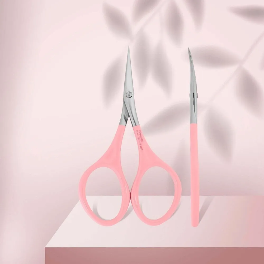 Staleks - Pink Cuticle Scissors - Beauty and Care 11 - Type 1 - SBC-11-1