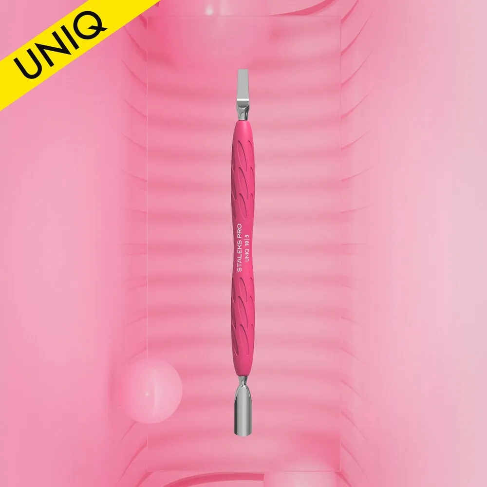 Staleks - Manicure Pusher Gummy w/ Silicon Handle - Uniq 10 - Type 5 - PQ-10-5