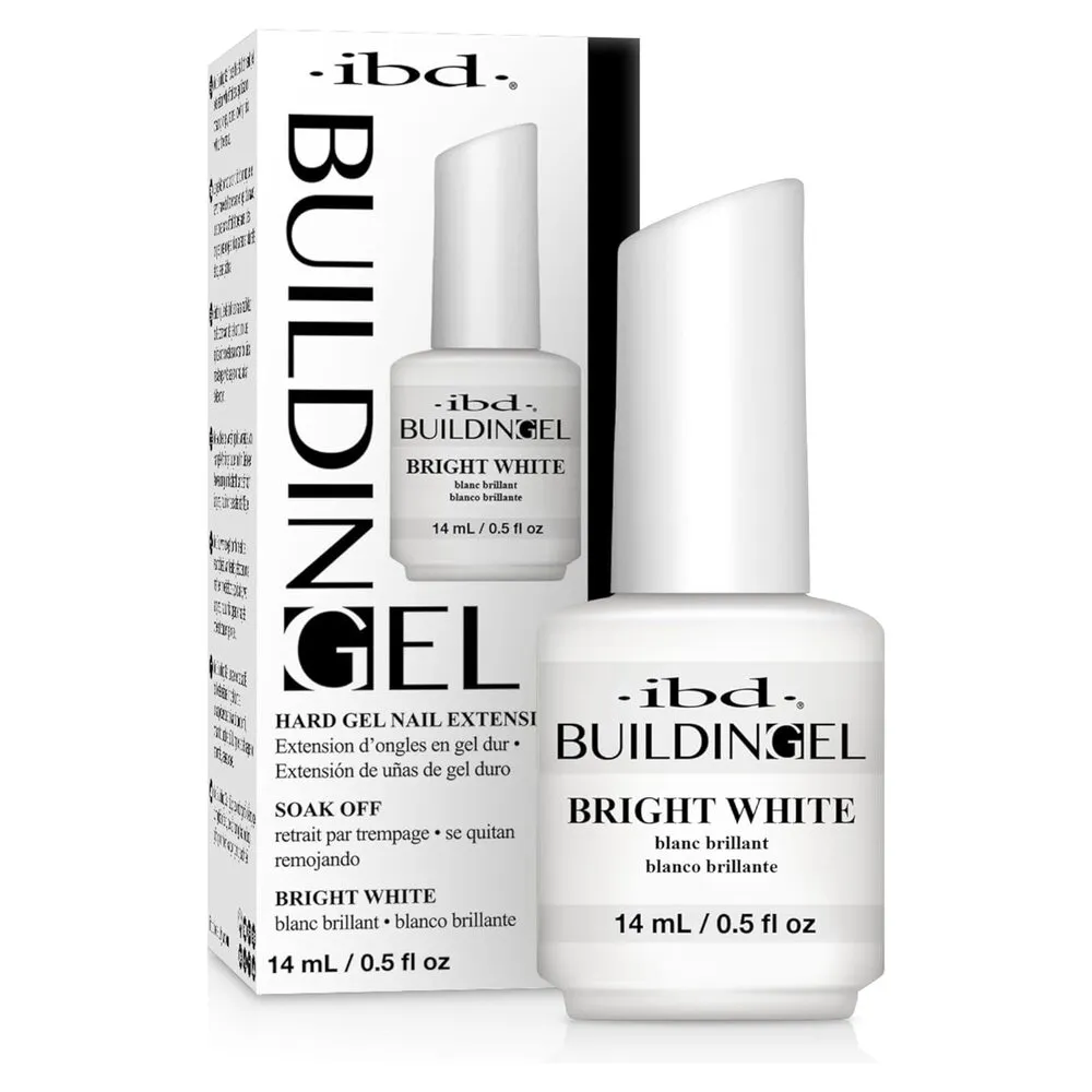 ibd - Building Gel Bottle - Bright White - .5 oz