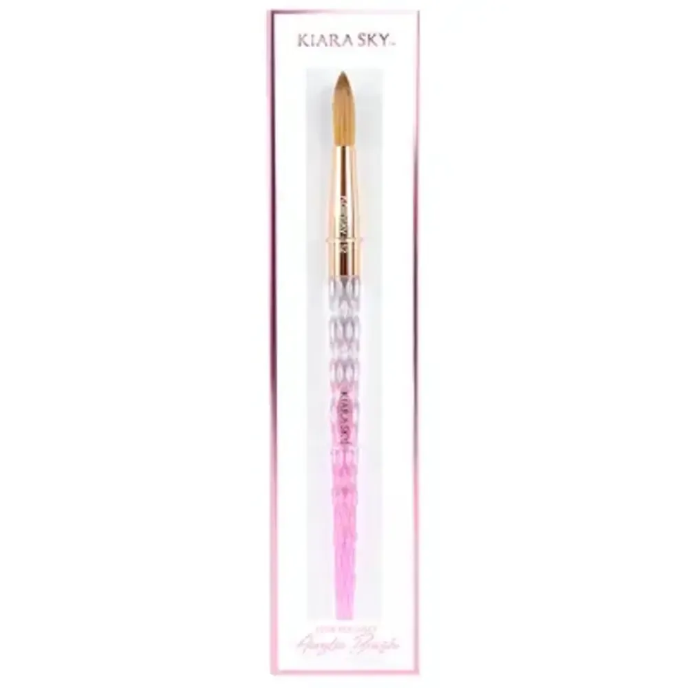 Kiara Sky - Acrylic Kolinsky Brush - Pink - Size 14