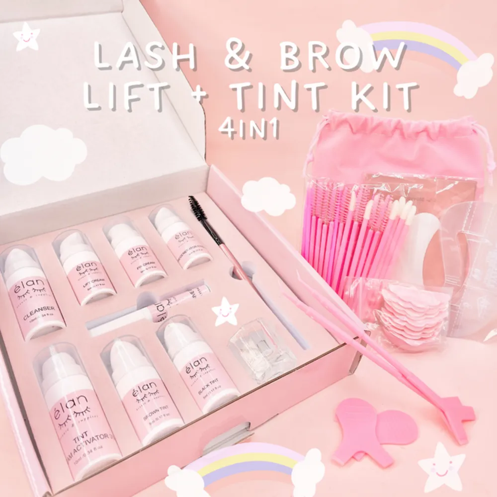 Elan - Lash and Brow Lift, Tint Kit - 4 in 1