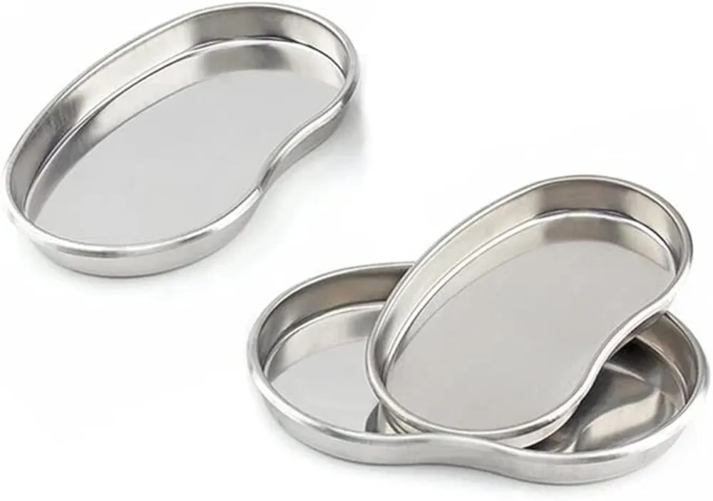 The Studio - Bean Shape Tray - Silver