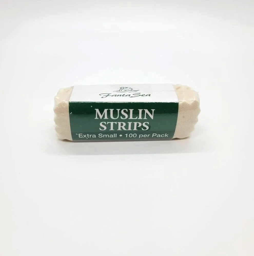 FantaSea - Muslin Epilating Strips - Extra Small - 100 count