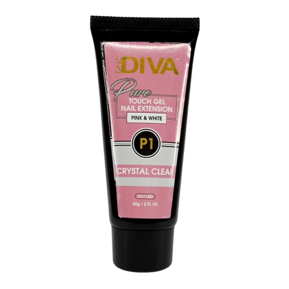 DND DIVA - Pure Touch Gel - P1 Crystal Clear - 2 fl. oz