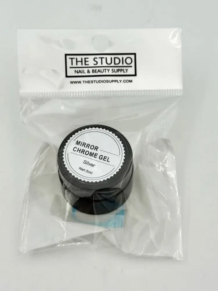 The Studio - Mirror Chrome Gel Art - Silver
