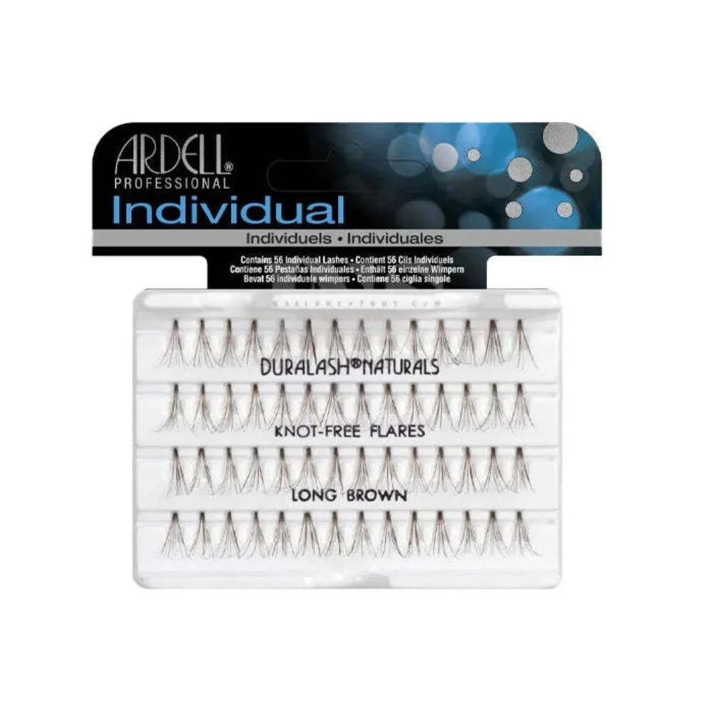 Ardell - Individual - Knot-Free Flares - Long Brown