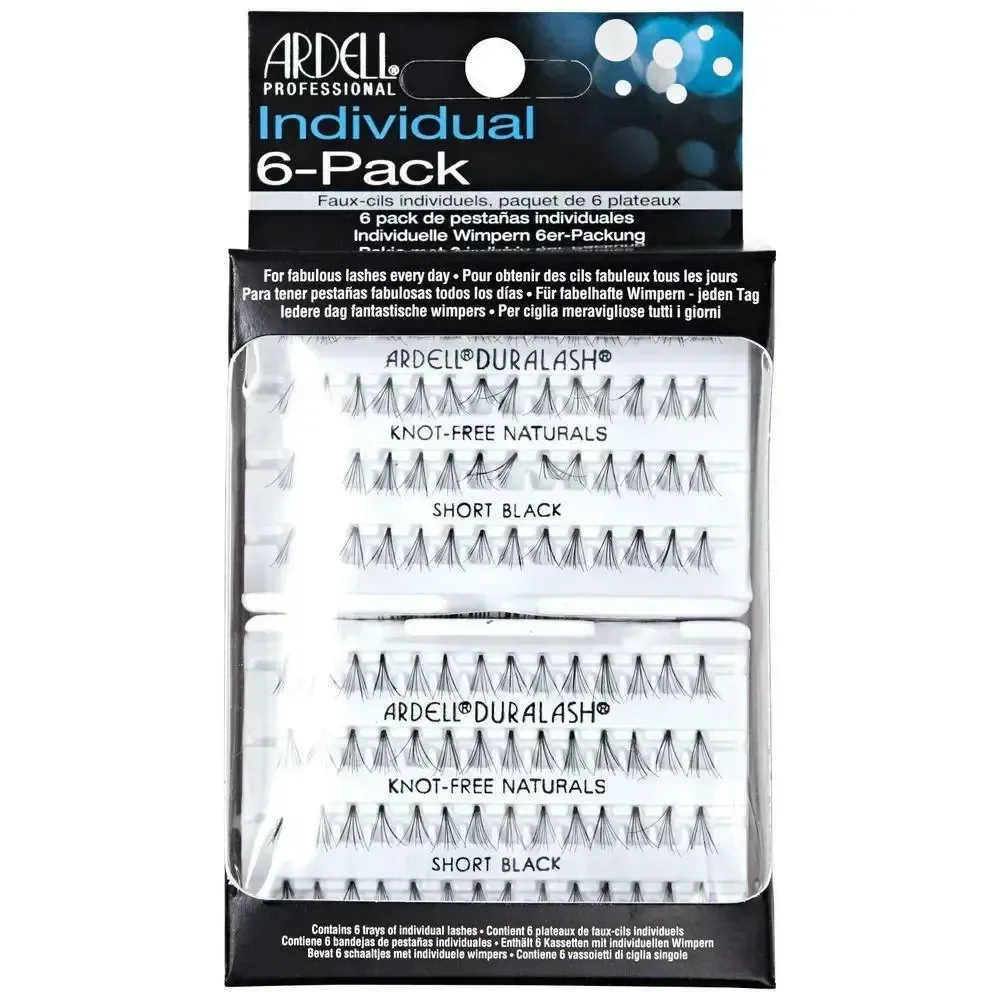 Ardell - Individual 6-Pack - Knot-Free Naturals - Short Black