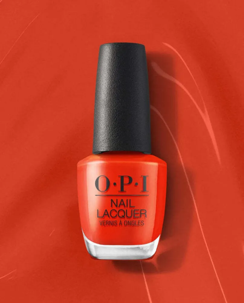 OPI - F034 - Lacquer - Totally Red-ical