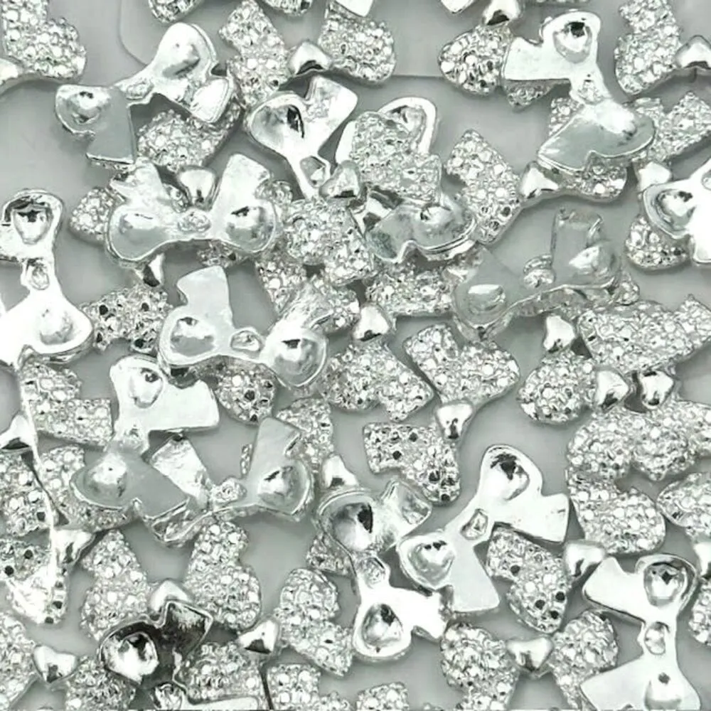 The Studio - Art Pack #595 - Silver Bow Charms
