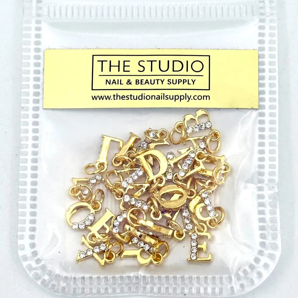 The Studio - Letter Charms - Gold